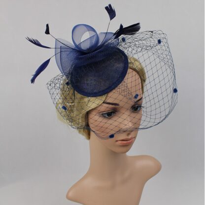 Gorgeous Flower Feather Hat
