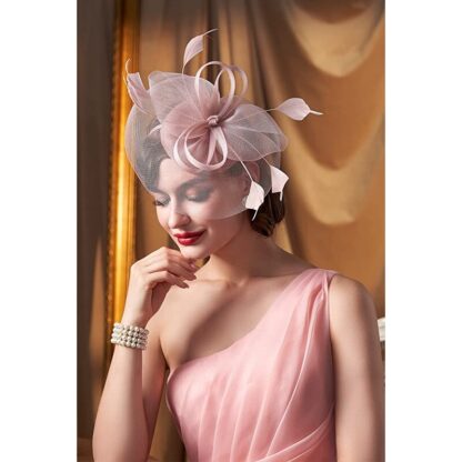 Bride Mini Fascinator Hair Clip
