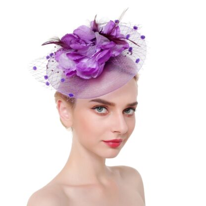Stunning Floral Fascinator - Image 3