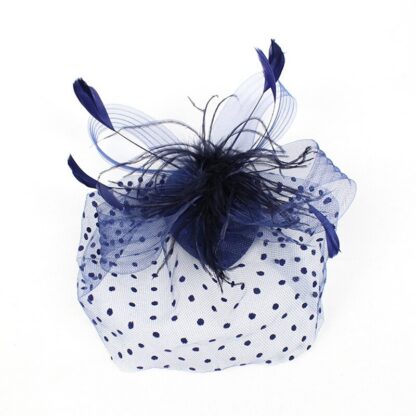 Mesh Fascinator with Veil - Image 5