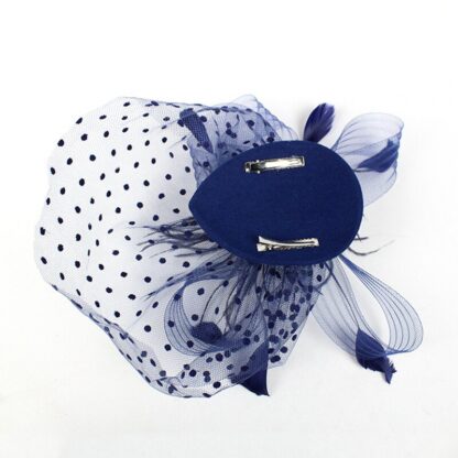 Mesh Fascinator with Veil - Image 6
