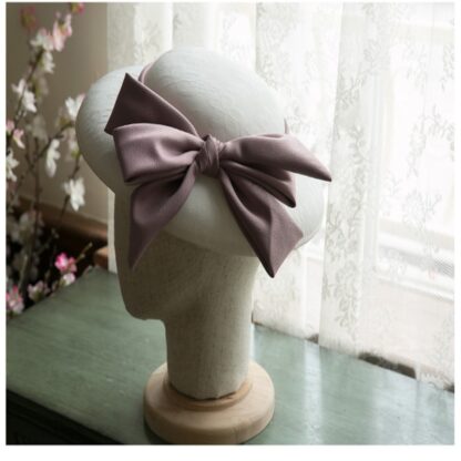 Elegant French hat With Bow Round - Image 5