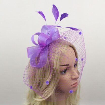 Elegant Feather Fascinator - Image 3