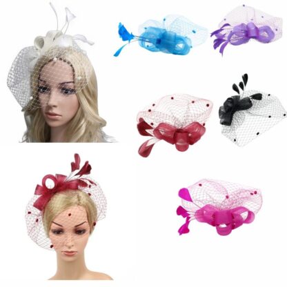 Elegant Feather Fascinator - Image 4
