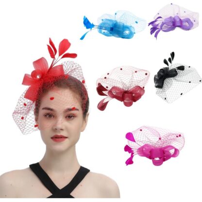 Elegant Feather Fascinator - Image 5