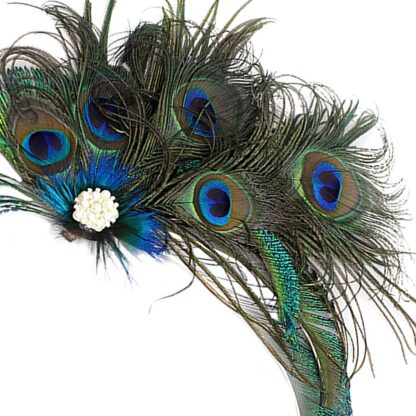 Peacock Feather Fascinator - Image 5