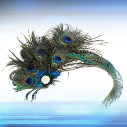 Peacock Feather Fascinator