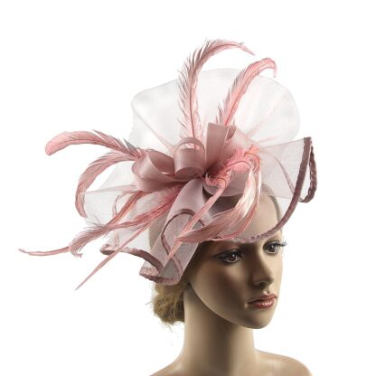Lady Fascinators Flower Headband with Hair Clip