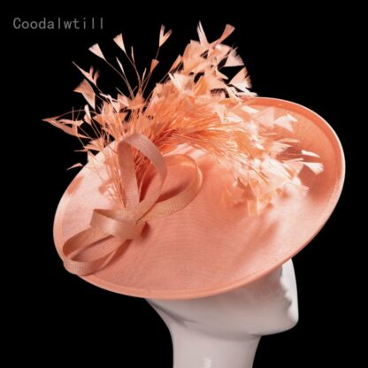 Stylish Feather Fascinator Hat - Image 3