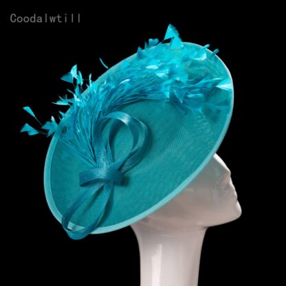 Stylish Feather Fascinator Hat - Image 2