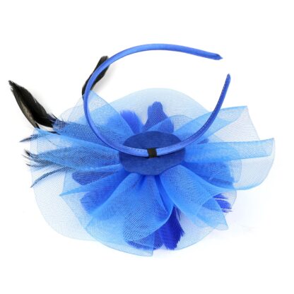 Feather Flower Fascinator - Image 5