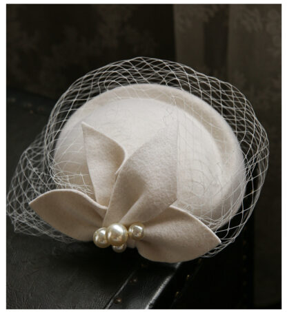 Pearl Hat Fascinators for Women - Image 2