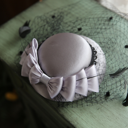 Luxury Voile Feather Fascinator - Image 3