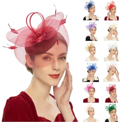Fascinator with Ribbon Design - Image 2