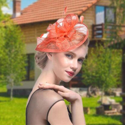 Charming Feather Fascinator - Image 4