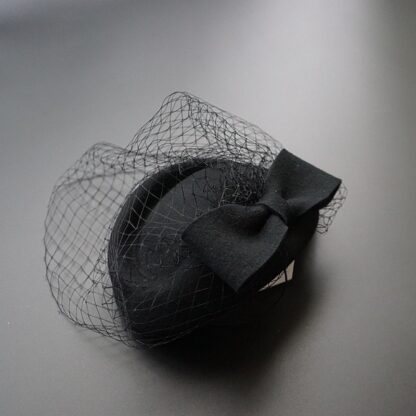 Bowknot Veil Fascinator Hat - Image 5