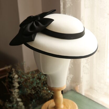 French Style Hat for Women - Chic and Classy Hat with Big Bow