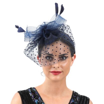 Gorgeous Flower and Feather Hat