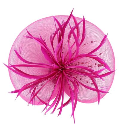 Exquisite Feather Fascinator - Image 3