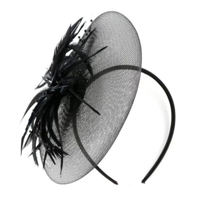 Exquisite Feather Fascinator - Image 5