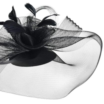 Stylish Black Lace Hair Clip - Image 3