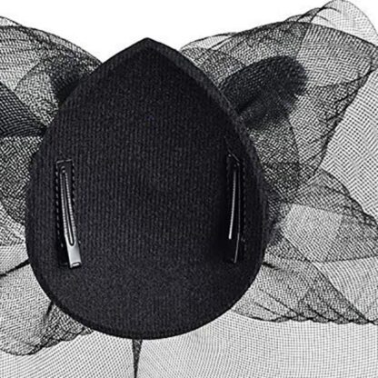 Stylish Black Lace Hair Clip - Image 4