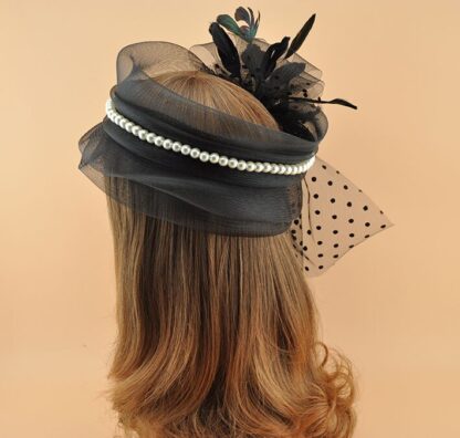 Elegant Fascinator with Pearl - Image 2