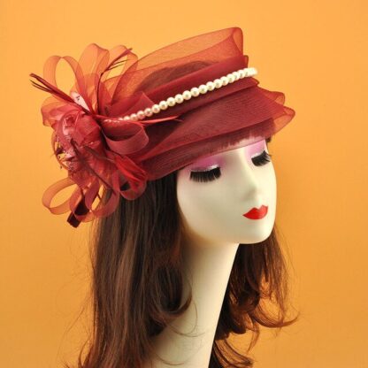 Elegant Fascinator with Pearl - Image 8