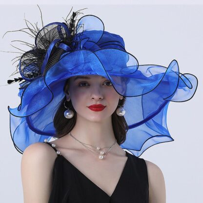 Elegant Organza Hat - Image 3