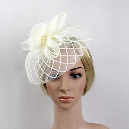 Organza Flower Derby Hat - Image 3