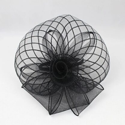 Organza Flower Derby Hat - Image 5