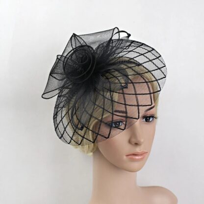 Organza Flower Derby Hat