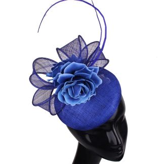 Sinamay Flower Cocktail Hat
