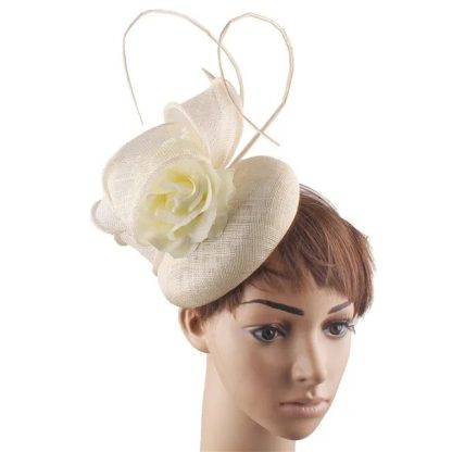 Sinamay Flower Cocktail Hat - Image 8