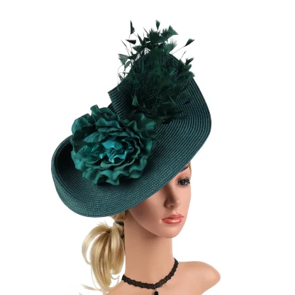 Exaggerated Kentucky Hat with Flowers - Image 7