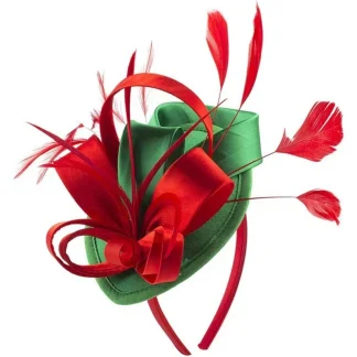 Feather Fascinator Party Hat