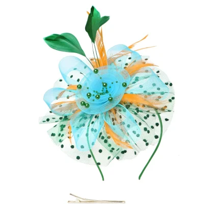 Feather Floral Fascinator - Image 2