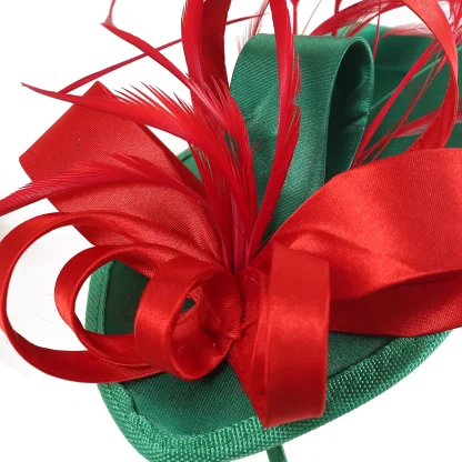Feather Fascinator Party Hat - Image 7