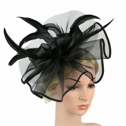 Big Flower Fascinator Hat - Image 4