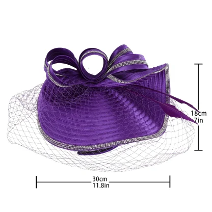 Veil Tea Party Fascinator - Image 7